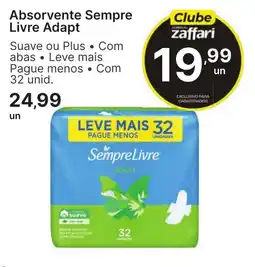 Comercial Zaffari Absorvente sempre livre adapt oferta