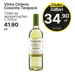 Comercial Zaffari Vinho Chileno Cosecha Tarapacá oferta