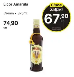 Comercial Zaffari Licor Amarula oferta
