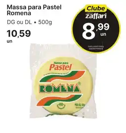 Comercial Zaffari Massa para Pastel Romena oferta