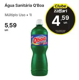 Comercial Zaffari Água Sanitária Q'Boa oferta