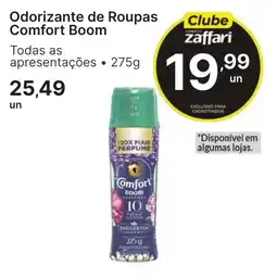 Comercial Zaffari Odorizante de Roupas Comfort Boom oferta