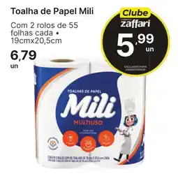 Comercial Zaffari Toalha de Papel Mili oferta