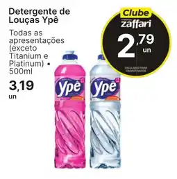 Comercial Zaffari Detergente de louças ypê oferta