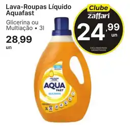 Comercial Zaffari Lava-Roupas Líquido Aquafast oferta