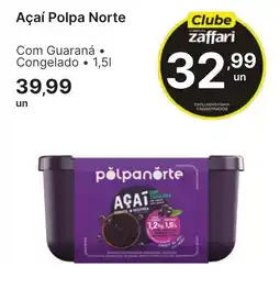 Comercial Zaffari Açaí Polpa Norte oferta