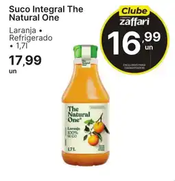 Comercial Zaffari Suco integral the natural one laranja oferta
