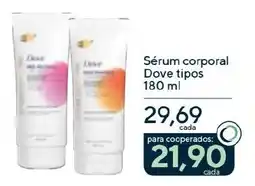 Coop Sérum corporal Dove tipos oferta