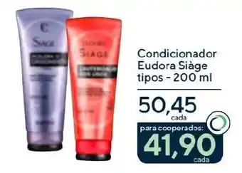 Condicionador Eudora Siage tipos