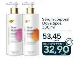 Coop Sérum corporal Dove tipos oferta