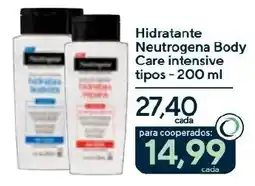 Coop Hidratante Neutrogena Body Care intensive tipos oferta