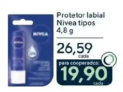 Coop Protetor labial Nivea tipos oferta