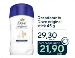 Coop Desodorante Dove original stick oferta