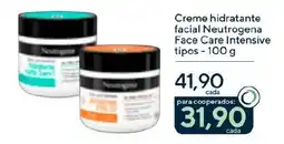 Coop Creme hidratante facial Neutrogena Face Care Intensive tipos oferta