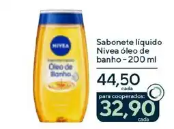 Coop Sabonete líquido nivea óleo de banho oferta