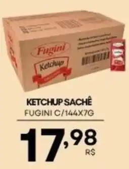 Mercadão Atacadista Ketchup sachê fugini oferta