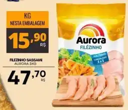 Mercadão Atacadista filezinho sasami aurora oferta