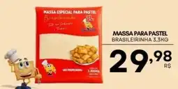 Mercadão Atacadista Massa para pastel brasileirinha oferta