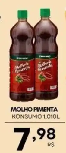 Mercadão Atacadista molho pimenta konsumo oferta