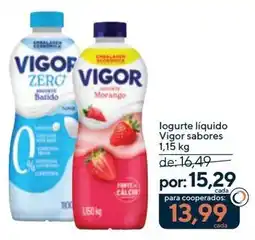 Coop Iogurte líquido Vigor sabores oferta
