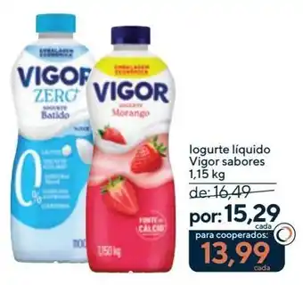 Iogurte líquido Vigor sabores