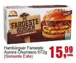 Negreiros Hambúrguer Faroeste Aurora Churrasco oferta