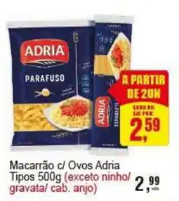 Negreiros Macarrão c/ Ovos Adria oferta