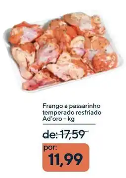 Coop Frango a passarinho temperado resfriado Ad'oro - kg oferta