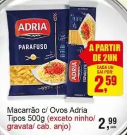 Negreiros Macarrão c/ Ovos Adria oferta