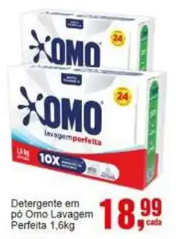 Negreiros Detergente em pó Omo Lavagem Perfeita oferta