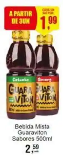 Negreiros Bebida mista guaraviton sabores oferta
