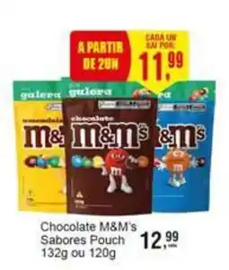 Negreiros Chocolate M&M's Sabores Pouch oferta