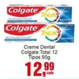 Negreiros Creme Dental Colgate Total 12 Tipos oferta