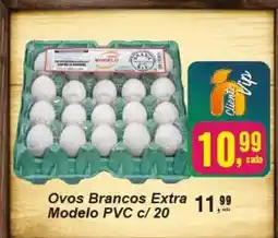 Negreiros Ovos Brancos Extra Modelo PVC oferta