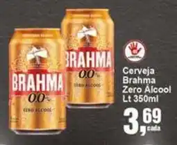 Negreiros Cerveja Brahma Zero Alcool oferta