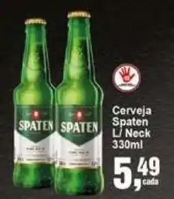 Negreiros Cerveja Spaten L/ Neck oferta