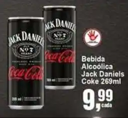 Negreiros Bebida Alcoólica Jack Daniels Coke oferta
