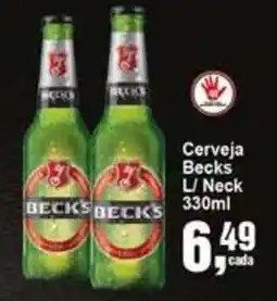 Negreiros Cerveja Becks L/ Neck oferta
