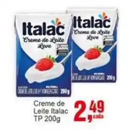 Negreiros Creme de Leite Italac TP oferta