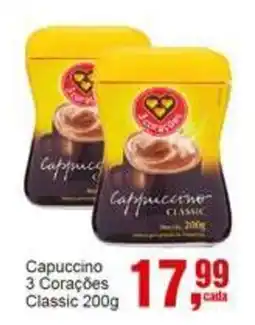 Negreiros Capuccino 3 Corações Classic oferta