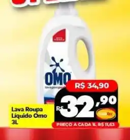 Supermercados Rex Lava Roupa Líquido Omo oferta