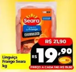 Supermercados Rex Linguiça Frango Seara oferta