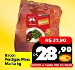 Supermercados Rex Bacon Perdigão Meia Manta kg oferta