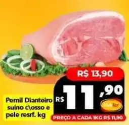 Supermercados Rex Pernil Dianteiro suíno c/osso e pele resf. kg oferta