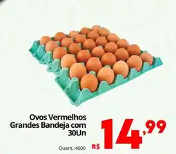 Althoff Supermercados Ovos Vermelhos Grandes Bandeja oferta