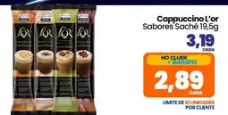 Rede Bom Lugar Cappuccino L'or Sabores Sachê oferta