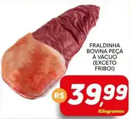 Supermercado Bem Barato Fraldinha bovina peça à vácuo oferta