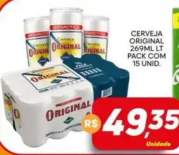 Supermercado Bem Barato Cerveja original oferta