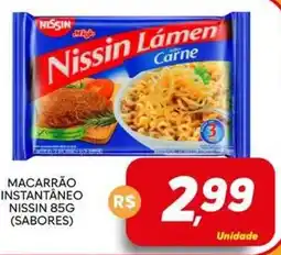 Supermercado Bem Barato Macarrão instantâneo nissin 85g (sabores) oferta