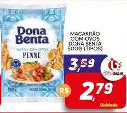 Supermercado Bem Barato Macarrão com ovos dona benta penne oferta